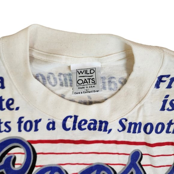 VINTAGE DS COORS T-SHIRT L FRONT AND BACK AOP - BEER LOGO SCRIPT - 1992 90'S - Picture 10 of 11